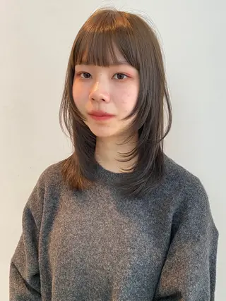 セミロング カラー mai / linoah˚✧のヘアスタイル