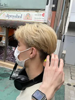 メンズ 🐺ウルフ/レイヤー カット/高嶋湧大のヘアスタイル