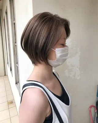 ショート 井上 日菜乃のヘアスタイル