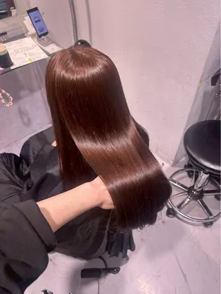 ロング 韓国ワンホン透明感 カラー✨🖤ここあのヘアスタイル