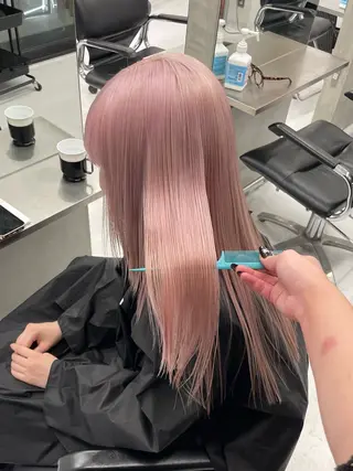 セミロング カラー ✂︎渋谷✂︎ ADITIONのヘアスタイル