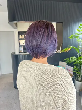 ショート カラー SHIINA シイナのヘアスタイル