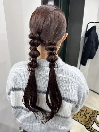 ロング カラー さあや 【透け感/艶感】のヘアスタイル