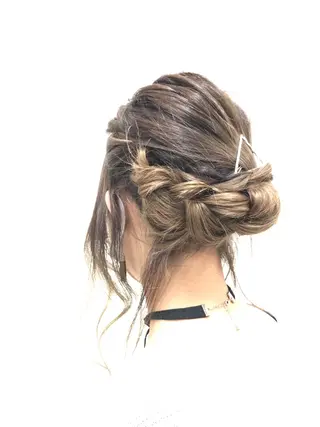 セミロング カラー ヘアアレンジ 【セリオン大井町店】 SUZUKIのヘアスタイル