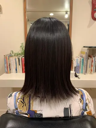 ミディアム 村田 陸のヘアスタイル