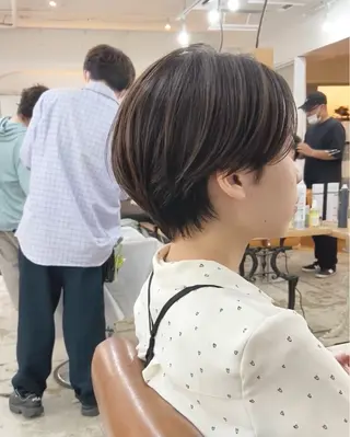 ショート カラー ショートヘア、ボブ こやさん　コヤマのヘアスタイル
