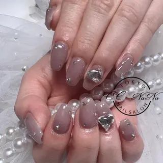 ネイル CC  NaNa ワンホンネイル🌙Nのネイルデザイン