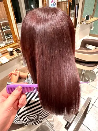 セミロング カラー Ash日暮里 /momijiのヘアスタイル