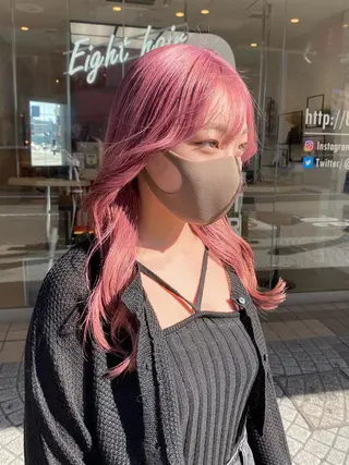 セミロング 荒谷 薫のヘアスタイル