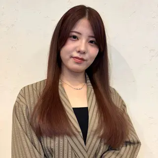 ロング カラー 透明感カラー/ くびれヘア/ユウユのヘアスタイル