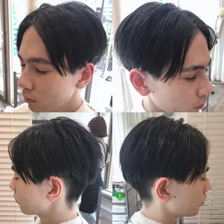 ショート カラー パーマ メンズ メンズサロン💈 吉岡陽【中野】のヘアスタイル