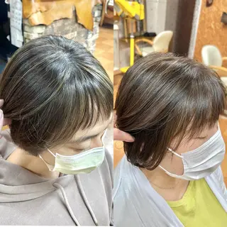 ショート カラー 似合わせ×扱いやすさ 特化/澁谷礼一のヘアスタイル