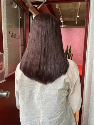 カラー レイヤーカット🍏 オリーブ/ののかのヘアスタイル