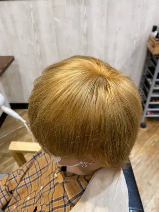 ショート カラー 佐藤 海璃のヘアスタイル