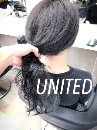 セミロング カラー ヘアアレンジ 縮毛矯正/メンズ歓迎 Ryota🌻のヘアスタイル
