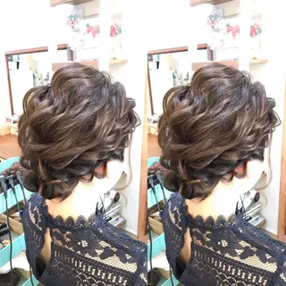 ヘアアレンジ 早朝✨ヘアセット 着付け/清水玲歌のヘアスタイル