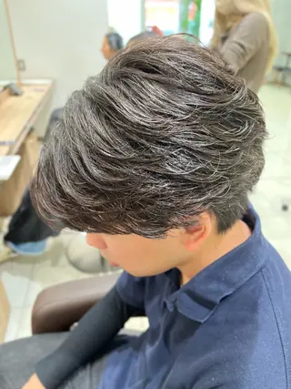 パーマ メンズ 【メンズパーマ✨️ 髪質改善矯正】岩城のヘアスタイル