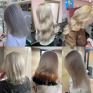 ミディアム カラー ブリーチ特化美容室 ☆selene☆のヘアスタイル