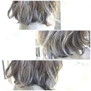 ミディアム カラー BOB🌟ハイトーン /ブリーチ/TAKUのヘアスタイル
