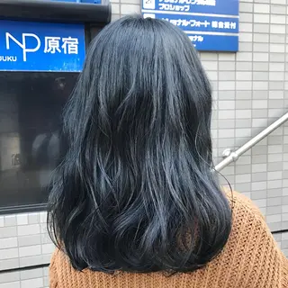 セミロング カラー ヘアアレンジ Zina渋谷エリア マネージャShionのヘアスタイル