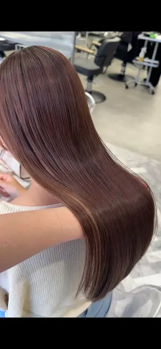 カラー 酸性ストレート /ハイトーン/つばさのヘアスタイル