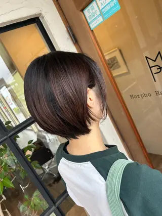 ショート 井上 花音のヘアスタイル
