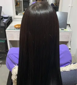 セミロング カラー ヘアアレンジ ネイル Sia中野新橋 『JUNYA』のヘアスタイル