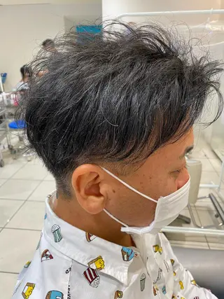 メンズ メンズパーマ 副店長ユウタのヘアスタイル
