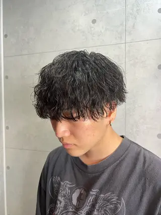 パーマ メンズ 角田 瀬名のヘアスタイル
