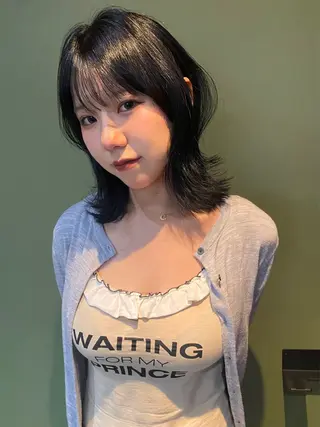 ミディアム カラー mai / linoah˚✧のヘアスタイル