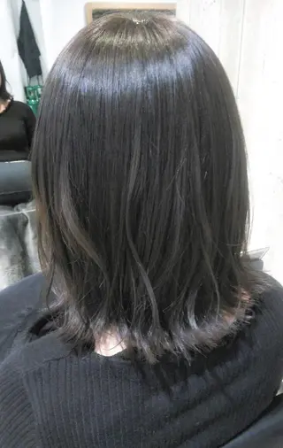 ミディアム カラー スタイリスト /仲川葵のヘアスタイル