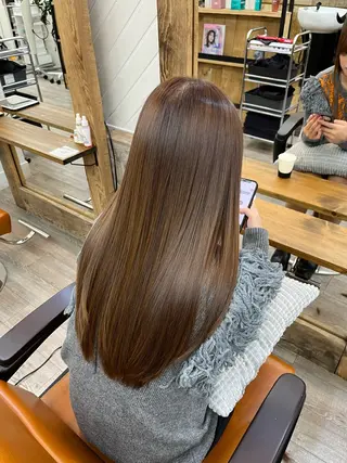 ロング カラー ヘアアレンジ 🦋レイヤー職人 猪瀬玲奈🦋のヘアスタイル