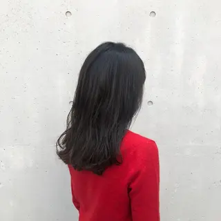 ロング 酸性縮毛矯正🧴韓国 レイヤー/髪質改善のヘアスタイル