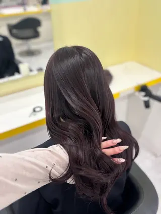 カラー 透明感🫧韓国 🫧hana🫧のヘアスタイル