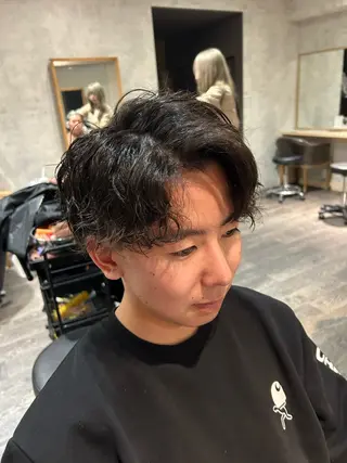 メンズ エクステ×ハイトーン 🌈KEISUKEのヘアスタイル