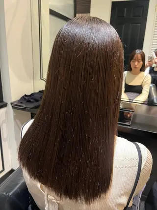 セミロング カラー Cadre新小岩🫧 栗原葵のヘアスタイル