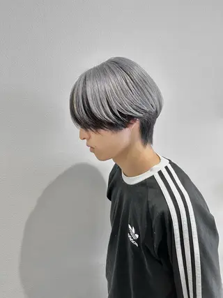 カラー メンズ 🧸ハイトーン ✨りこのヘアスタイル