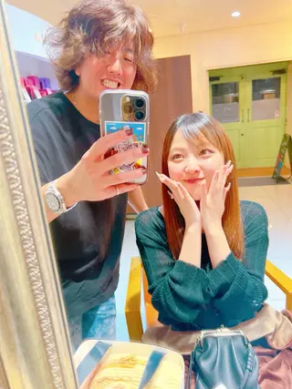 ロング カラー Refuge by produceのヘアスタイル