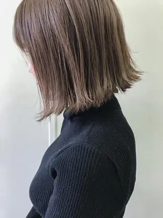 ミディアム カラー 貫洞 大介のヘアスタイル