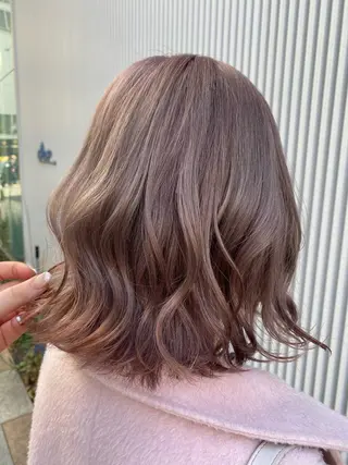 ショート カラー ヘアアレンジ 韓国ヘア┊︎レイヤー ┊︎haruka🌙のヘアスタイル