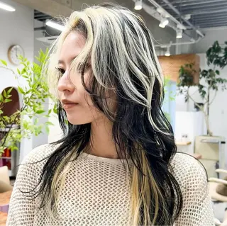 ロング カラー moon/髪質改善/ ブリーチ/レイヤー☪のヘアスタイル