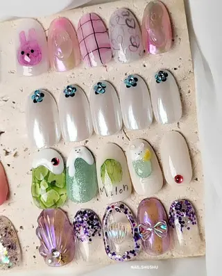ネイル 3dパーツ/流行り 👧shushu❤️のネイルデザイン