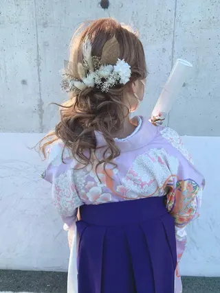 セミロング yui .のヘアスタイル