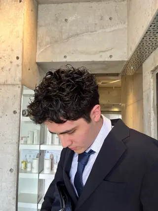 ショート メンズ 宮崎 恵多のヘアスタイル