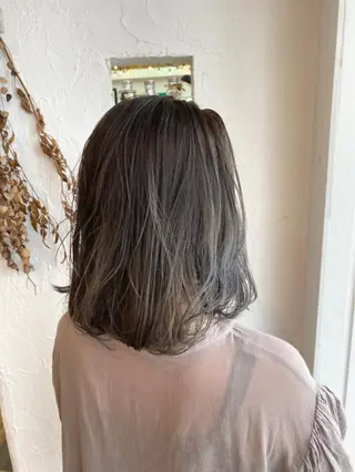セミロング カラー 豊橋美容院 ソンリエのヘアスタイル