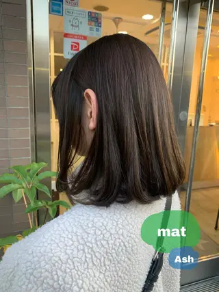 ミディアム カラー カラー特化美容師 💎EIKI💎のヘアスタイル