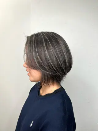 カラー 莉乃/縮毛矯正/髪質 改善/艶カラーのヘアスタイル