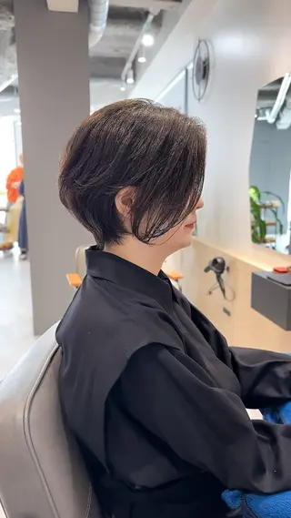 ショート SNSモニター募集！ くせ毛特化/大村のヘアスタイル