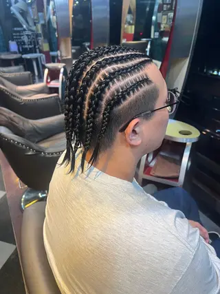 ヘアアレンジ メンズ 横浜ロングミディアム レイヤー/ 平林侑馬のヘアスタイル