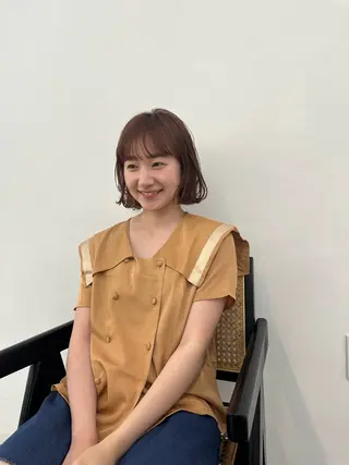 ショート カラー さとう あやかのヘアスタイル